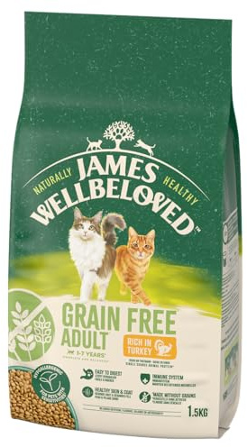 James WELLBELOVED 1,5kg Katze Trockenfutter ohne Getreide Truthahn