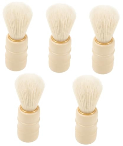 FOMIYES 5 Stück Friseurbürste rasier pinsel friseur bürste Gesichtsreinigungsbürste friseur pinsel Bartpflege-Zubehör Haarbürste Bartstift Rasierpinsel Zubehör für die Bartpflege Plastik