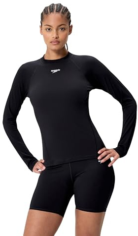 Speedo Women's End+ Long Sleeve Swim Rash Top (Pack of 1)