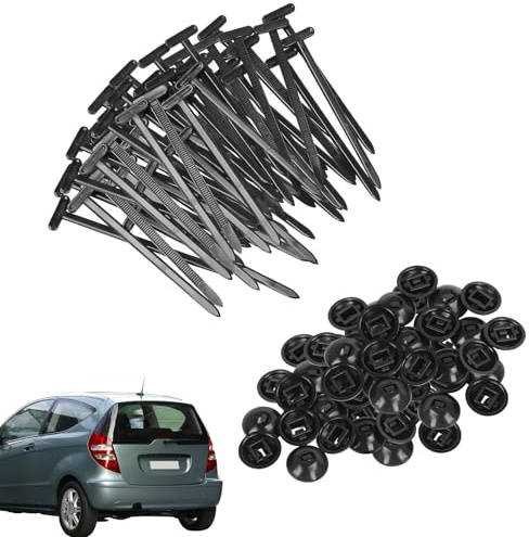 Gartenarbeit Kabelbefestigung, Kabelhalter Schraubbar, Nylon Universal Kabelbinderschnalle, MehrzweckKunststoffkabelbinder robust, selbstsichernd, Kabelbinder für Kabelmanagement (100)