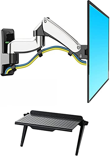 tv mounts stands Tv Mount, Holds Up To 16kg, Full Motion TV Wall Mount, TV Wall Bracket With Aeroelastic Hovering And Lifting Function, For Most 40-50 Inch Flat&Curved TVs