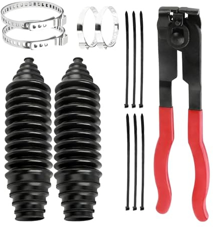 jamgeery Set di 2 gabbie a sfera per cambio sterzo | universali antipolvere auto – set di manicotti interni | per veicoli SUV inverno freddo viaggio strada viaggio
