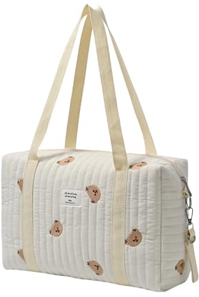 Borsa portatile da appendere per passeggini per bambini, essenziale, facile da trasportare, borsa per pannolini, borsa alla moda con ricamo alla moda