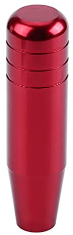 Ymiko Schaltknauf, Auto Schaltknauf Schaltknauf, Aluminiumlegierung Auto Schaltknauf Griff Schalthebel 13cm, Aluminium Gewichtete Manuelle Schaltknäufe Fit(rot)