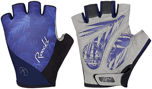 Roeckl Danis Damen Fahrrad Handschuhe kurz blau/schwarz 2022: Größe: 7.5