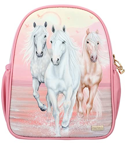 Depesche 12243 Miss Melody Sundown – Rucksack für Kinder in Rosa, Tasche mit verstellbaren Trägern