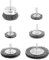 QWORK® Set di 6 spazzola per trapano, spazzole metalliche in acciaio al carbonio per trapano, codolo da 1/4 (6 mm), per rimozione vernice, pulizia ruggine e abrasivo