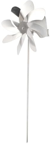 Wetterfahne aus Metall, 360 Grad drehbar, wasserdicht, Edelstahl, Windmühle, Wetterfahne für Außenbereich, Hof, Garten, elegante Dekoration, lange Haltbarkeit
