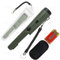 Detector de metales Pinpointer para búsqueda de metales, búsqueda del tesoro, búsqueda de tesoros de oro de 360 grados con cinturón, funda, LED, accesorios para herramientas impermeables (verde