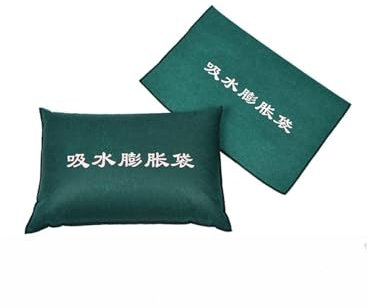 Hochwassersäcke, 10 Stück Sandloser Sandsack, Selbstabsorbierender Hochwasserschutz-Sandsack, Dicker Canvas-Sandsack Für Den Hauseingang, Garagenbalkon(25x100cm)