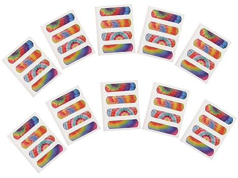 DEARMAMY 10hojas Vendaje Adhesivo Parches Hemostáticos Vendaje Para Lesiones Material Práctica y Duradero