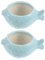 Toddmomy 2 Pezzi Cartone Animato Pentola Di Fiori Carino Decorazione Pentola Vaso Per Piante Da Colorato Fioriere Per Piante Da Vaso Di Fiori Di Pesce Pescare Blu Ceramica