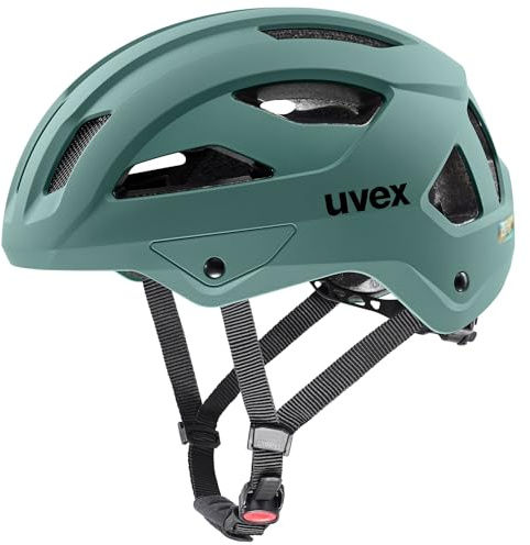 uvex Stride - robuster Fahrradhelm für Damen und Herren - individuelle Größenanpassung - sage Green matt - 56-59 cm