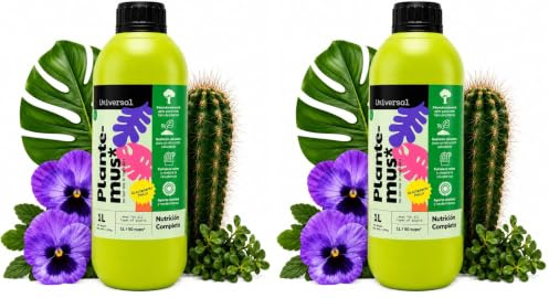PLANTEMUS Engrais Universel Liquide Plantes d'Intérieur d'Extérieur, Fleurs, Arbres, Arbustes, Fertilisant Nutritionnel Qualité Professionnelle, 1 L (Lot de 2)