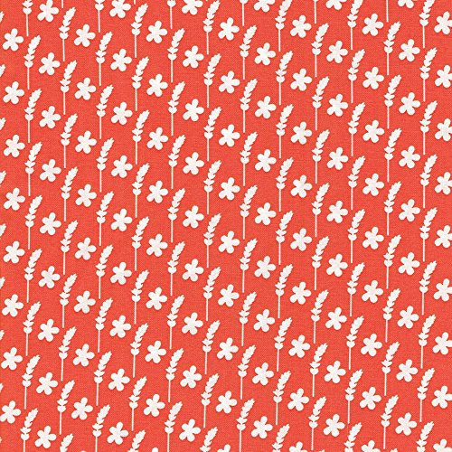 Heritage Floral – Koordination von Stoff Freiheit – 100% Britische Baumwolle entworfen Craft Stoffe für Patchwork und Quilten abgestimmte Farben und Drucke, Meterware (Preis pro/Quarter) Red / Harvest