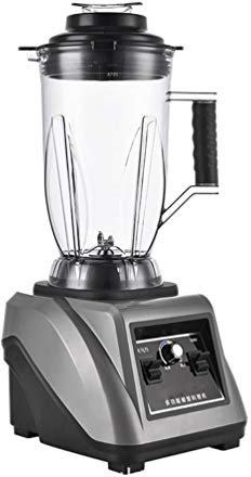 QREZ Blender Smoothie Maker, Jug Blender Smart Blender Juicer Professional Commercial for Vegetables And Fruit Smoothie Maker Blender Food Processor 45000RPM 3000W,Gray