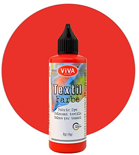 Viva Decor Textilfarbe 90 ml versch. Farbauswahl Rot