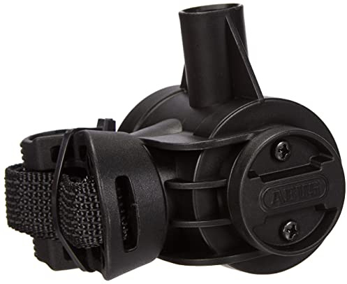 ABUS Universal-Schlosshalterung USH TEX 440 - für den Transport des Bügelschlosses 440A am Rad - Schwarz | Fahrradschlosshalter für den sicheren Transport des Fahrradschlosses, einfache Montage