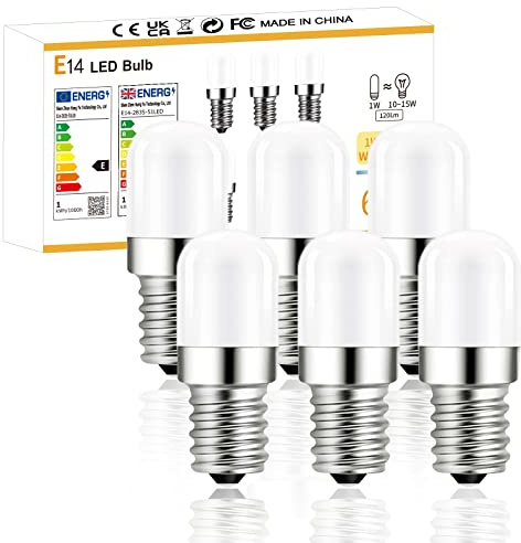 YzzYzz E14 LED 2700 K, 120 lm, 1 W, 230 V, 6er-Pack