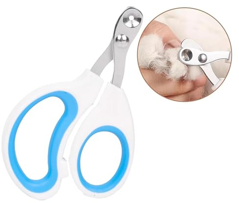 Coupe-ongles pour chat avec trou de coupe circulaire – Évitez de trop couper les griffes des animaux de compagnie – Spécialement conçu pour les chats – Lame coudée professionnelle pour les familles