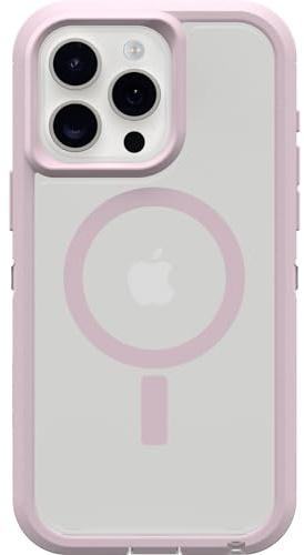 OtterBox Schutzhülle für iPhone 15 Pro Max (nur) Defender Series XT Clear Case – Mountain Frost (transparent), Bildschirmlos, robust, rastet an MagSafe mit Schlüsselband