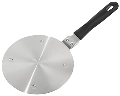 GAGMXE Diffuseur de chaleur pour table de cuisson en verre, tajine, ustensiles de cuisine en céramique, 1 ensemble diffuseur de chaleur, adaptateur de plaque à induction, plaque en métal avec poignée,