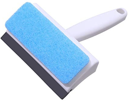 Holibanna 4pcs Window Cleaning Wiper and Water Scraper Set Glass Squeegee and Sponge for Home Bathroom Tile Mirror Cleaning Handle, Hanging Design for Easy Use