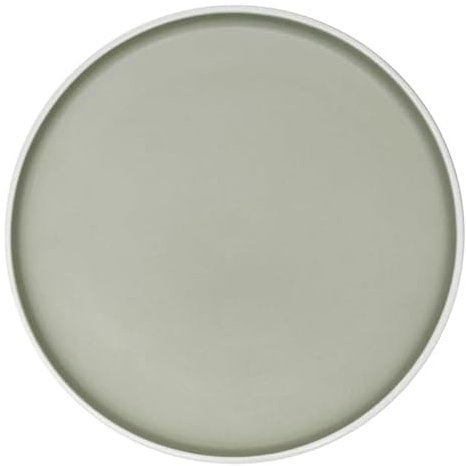 Secret de Gourmet - Lot de 6 Assiettes Plates Alix 26cm Vert Olive