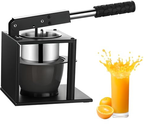 Spremiagrumi Manuale, Spremiagrumi in Acciaio Inox con Doppi Filtri e Design a Leva, Spremiagrumi da Banco, per Succo di Melograno e Limone Fresco