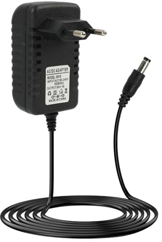 9V Netzteil 1A 1000mA Universal Netzteil 9W, AC 100-240V auf DC 9V Netzadapter, geeignet für Tapo Kamera, Arduino, Gitarrenpedal, Router, Heimtrainer