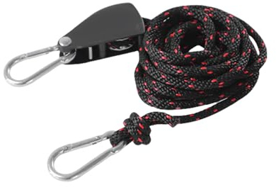 Zelt Abspannseil mit Umlenkrolle Camping Cord Seilzugsysteme Outdoor Führungsschnur mit Einsteller für Camping Markisen Zelte Führungsseil