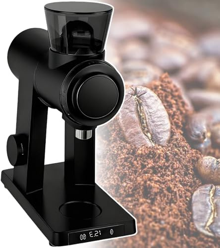 vnmudzeo Molinillo De Café AutomáTico De 3000 RPM, Gran Capacidad De 3.53 oz, Equipo DoméStico De Molienda De Café Expreso De Escritorio Black