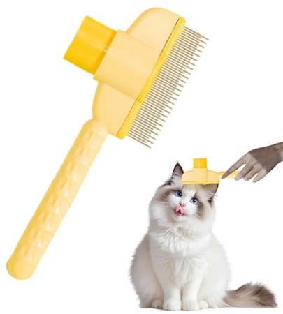 Brosse À Poils De Chat Peigne Râteau, Poignée Ergonomique, Nettoyage Par,