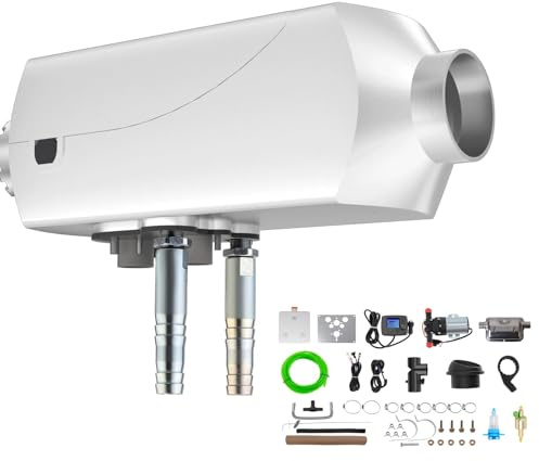 ZQTechnology 24V 8kW Air Diesel Heater, Luft Dieselheizung Standheizung mit Luft- und Wasserheizung in einem, Suitable for Cars, Campers, Boats and Trucks