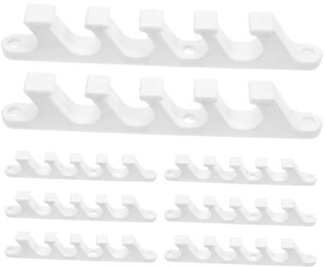 DASHUMIL 5-position Adjustable Back Support Brackets Lightweight Folding Chair Buckle Connectors Plastic 8pcs Replacement Parts for Outdoor Lounger and Lawn Chair for Garden and Balconies