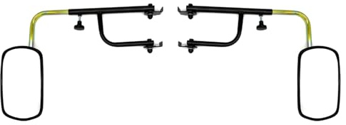 2x Außenspiegel Traktor Trecker 255x150 ø14-23 mit Spiegelarm SET
