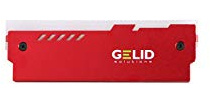 Gelid Solution Lumen RGB RAM Memory Kit di raffreddamento 2 pz - Modalità RGB completamente automatica - doppio lato gilet dissipatore - Rosso