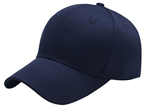 Breampot Baseball Cap Herren Damen Unisex Kappe Verstellbar Baseboard Baseballkappe Mütze Outdoor Baseballkappe (Navy)