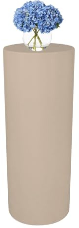 Kloris Colonne cylindrique Sweet Table Hauteur 90 cm diamètre 35 cm Couleur Tourterelle Made in Italy