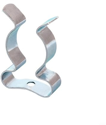 Lot de 10 pinces à outils à ressort en tissu éponge de type ouvert en acier robuste pour abri de jardin, garage