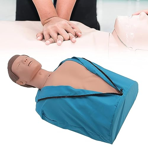 HSRG CPR-Puppe Für Erwachsene, Medizinischer Modell-Simulator Für Herz-Lungen-Wiederbelebung, Halbkörper-Training Für Künstliche Beatmung, Menschliches Modell-Mannequin-Gummi, Für Die Lehrausbildung