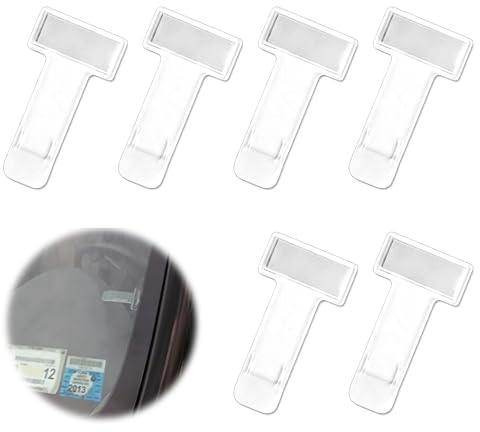 Parkscheinclip, 6 Stück Parkscheinhalter Windschutzscheibe, Parkausweis Halterung Windschutzscheibe, Parktickethalter Auto, Parkausweis Halter, Parkscheinhalter für Parkschein, Rechnungen, Notizen