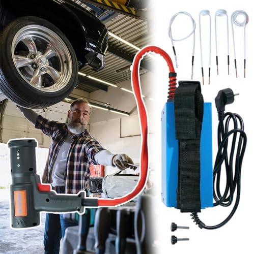 forplubossmmp Handheld Magnetic Induction Heater 1500W Car Engine Heater Parts | Portable Bolt Heat Induction Tool | Induction Heating Bolt Remover Tool Flameless Heat Tool for Car Engineering