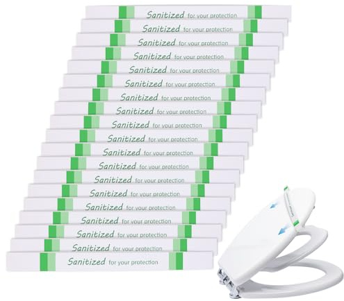 Germiwipe Printed Toilet Seat Band,Toilet seat Strips,Paper,(Case of 1000),16.5 Inch Long x 1.375 Inch Wide | Toilet Strips for Hotels, Motels & Hospitals , 16.5 Inch Long x 1.375 Inch Wide