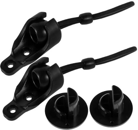 DOITOOL Gardinenstangenhalter – Winddichte Seilschnallen – Jalousiehalterungs-Set Mit 6-teiligem Montagesatz Ohne Bohren