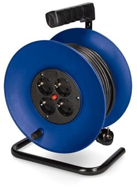 Avvolgicavo 25 m 3 x 1,5 mm 16 A - Ideale per organizzare e proteggere i cavi, perfetto per uso domestico e industriale.