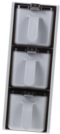 TOPBATHY 3-Grid Wall Mounted Spice Rack Lid and Spoon, 400ml Reusable Plastic Seasoning Jars for Kitchen Countertop, Compact Household Condiment Container for Organized Cooking