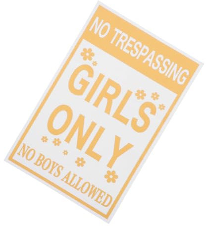 Only Door Sticker No Trespassing Sign for ' Rooms Removable Wall Decal for Bedroom Decor Cute Room Wall Art Ideal for Bathrooms and Dressing Rooms