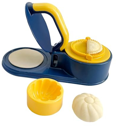 Knödelhautmacher – Manuelle Teigpresse, Präzisionsverpackungswerkzeug für gleichmäßige Dicke, Küchengebäck-Gadgets für Ravioli, Wonton, Handkuchen, chinesische Knödel, traditionelle asiatische Küche