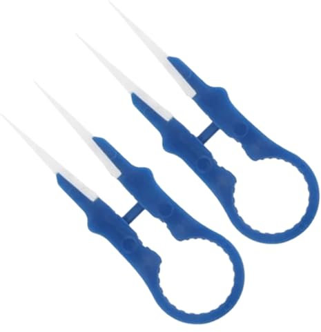 RGYBAO Pinzette di saldatura con punta in ceramica 1000℃ per riparazione elettronica, gioielli, computer, saldatura da laboratorio